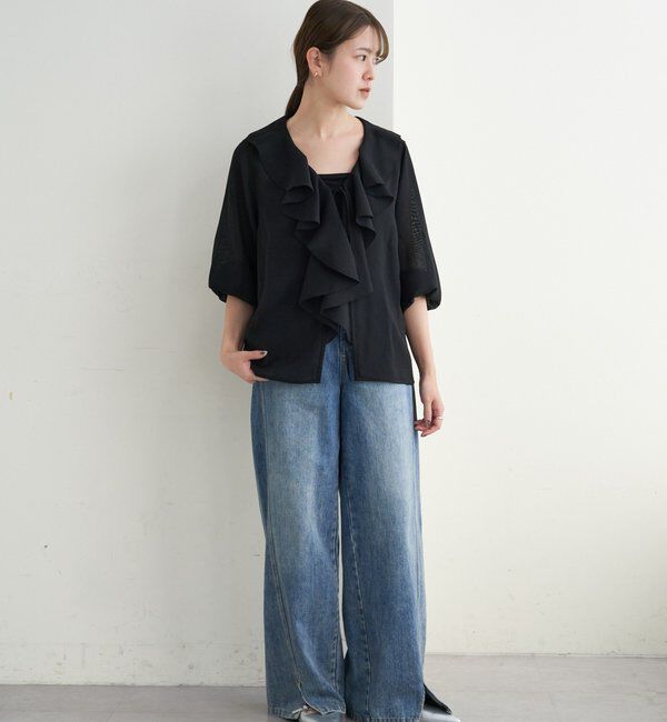  「フリルカラーブラウス」|シャツ・ブラウス|