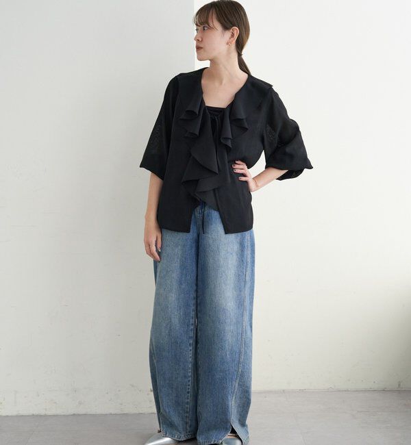  「フリルカラーブラウス」|シャツ・ブラウス|