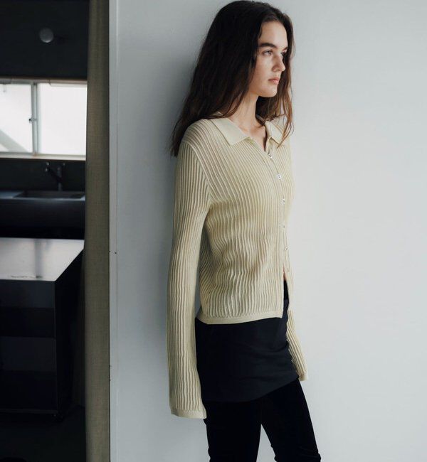  「【Pasterip】ポロニットサマーカーディガン」|カーディガン|