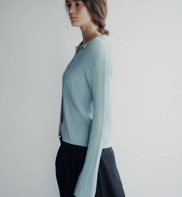  「【Pasterip】ポロニットサマーカーディガン」|カーディガン|