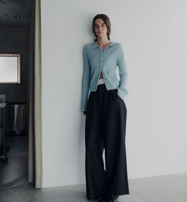  「【Pasterip】ポロニットサマーカーディガン」|カーディガン|