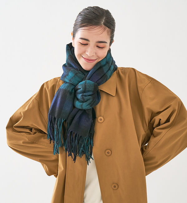 collex「ウールチェックマフラー」|マフラー|