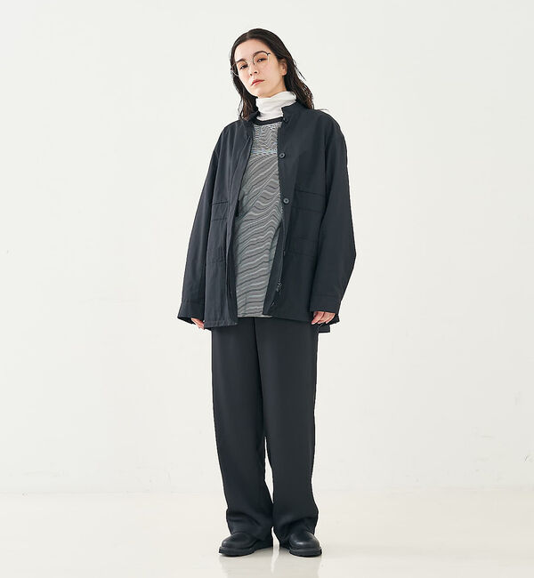 collex「ギャザージップアップブルゾン」|ブルゾン・スタジャン|