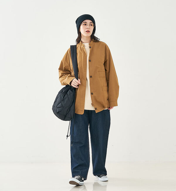 collex「ギャザージップアップブルゾン」|ブルゾン・スタジャン|