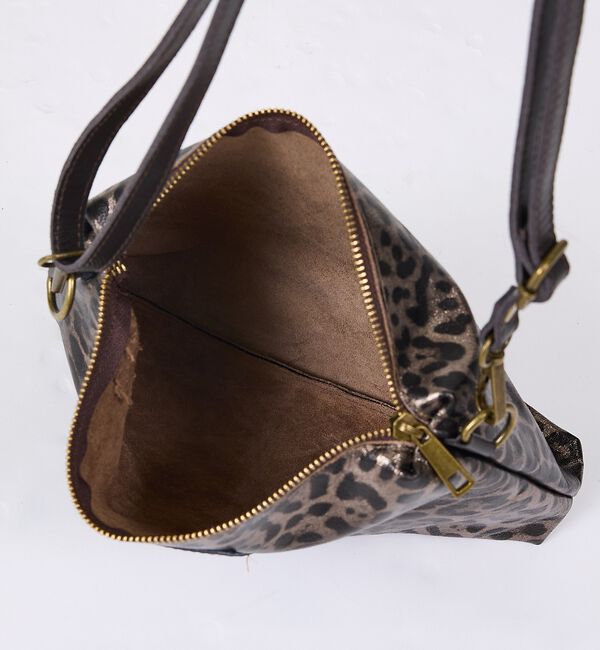 collex「【WEB限定】【AULENTTI/オウレンティ】ポーチ付きトートバッグ　ヒョウ柄」|トートバッグ|