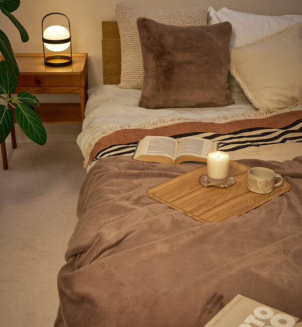 collex「エコファーブランケット 140&times;190cm 大判 リバーシブル 洗える」|ブランケット|