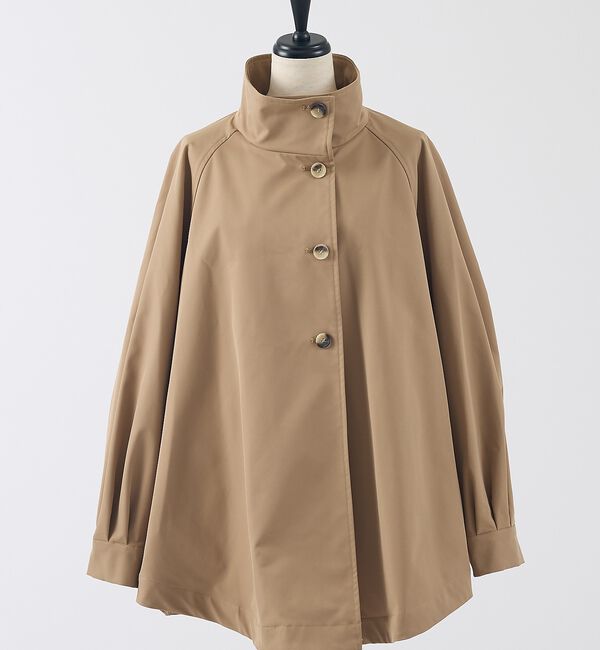 collex「ハイネックフレアーコート」|ブルゾン・スタジャン|