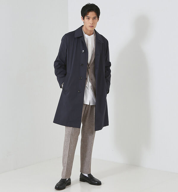 ABAHOUSE「【LIMONTA】マルチストレッチ ステンカラーコート / スプリングコート」|ステンカラーコート|