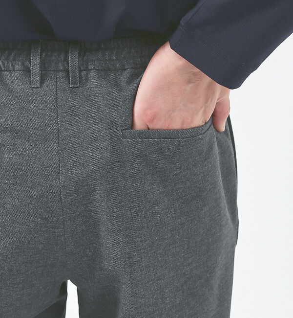 ABAHOUSE「【360&deg;ストレッチ】ポンチ リバープリント イージーパンツ」|スラックス|