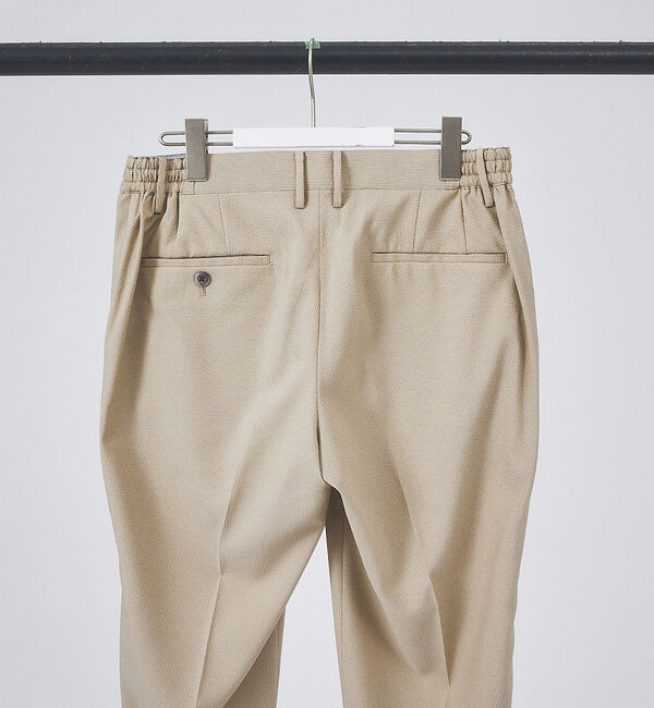 ABAHOUSE「【セットアップ対応】クイックドライ シアサッカー ストライプ スラックス」|スラックス|