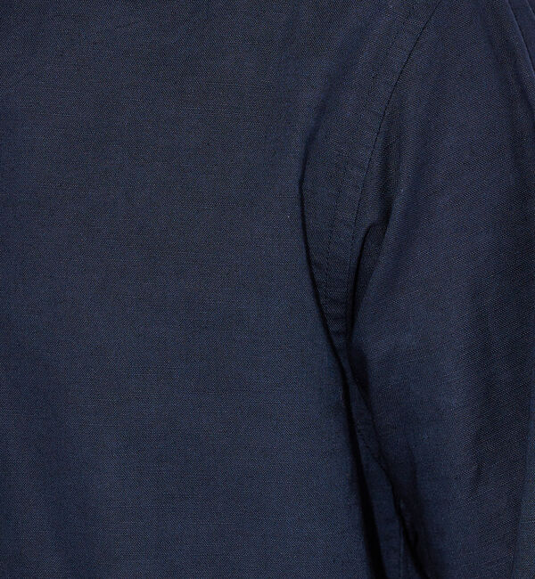 ABAHOUSE「コットンリネン 比翼 プルオーバーシャツ」|シャツ・ブラウス|