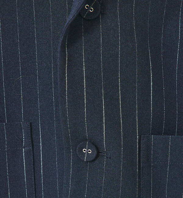 ABAHOUSE「【セットアップ対応】ストライプ ジャケット / セミオーバーサイズ」|テーラードジャケット|