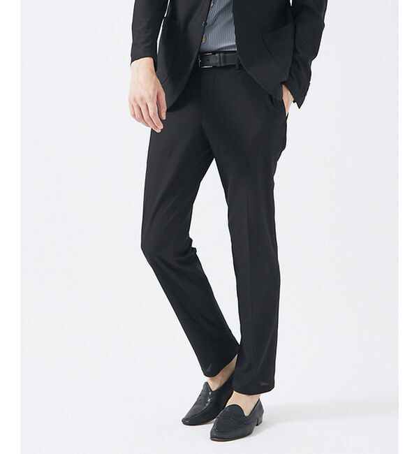 ABAHOUSE「【セットアップ対応】トリコットメッシュ イージースラックス/ ストレッチ 軽量」|スラックス|