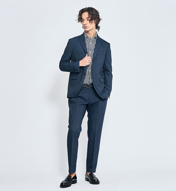 ABAHOUSE「【セットアップ対応】デニムライク ジャケット / FLEX JACKET / 2」|テーラードジャケット|