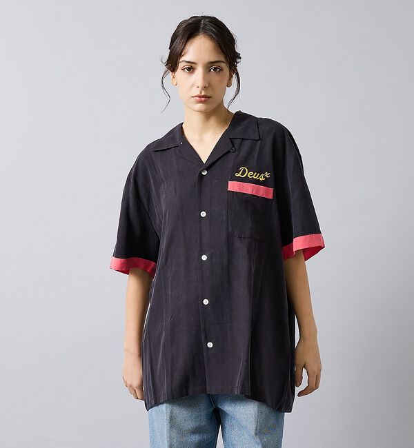 ABAHOUSE「【Deus Ex Machina / デウスエクスマキナ】ボーリングシャツ /」|シャツ・ブラウス|