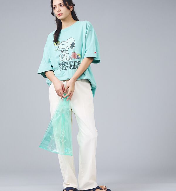 ABAHOUSE「【FRUIT OF THE LOOM / フルーツオブザルーム】スヌーピー ピー」|Tシャツ・カットソー|