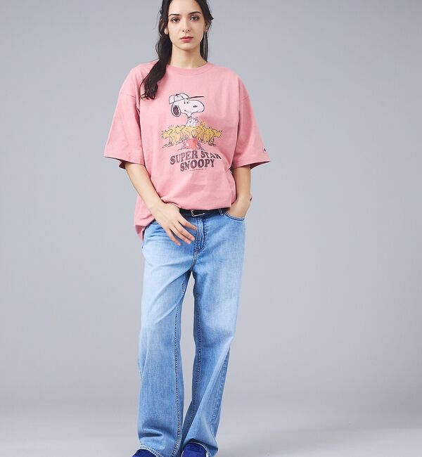 ABAHOUSE「【FRUIT OF THE LOOM / フルーツオブザルーム】スヌーピー ピー」|Tシャツ・カットソー|