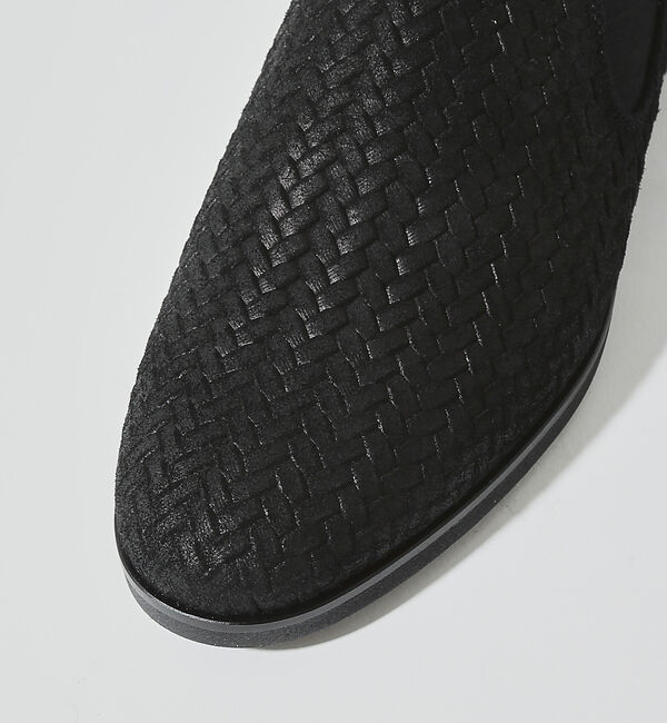 alfredoBANNISTER「【定番木型】メッシュ型押し / サイドゴア レザースリッポン」|その他|