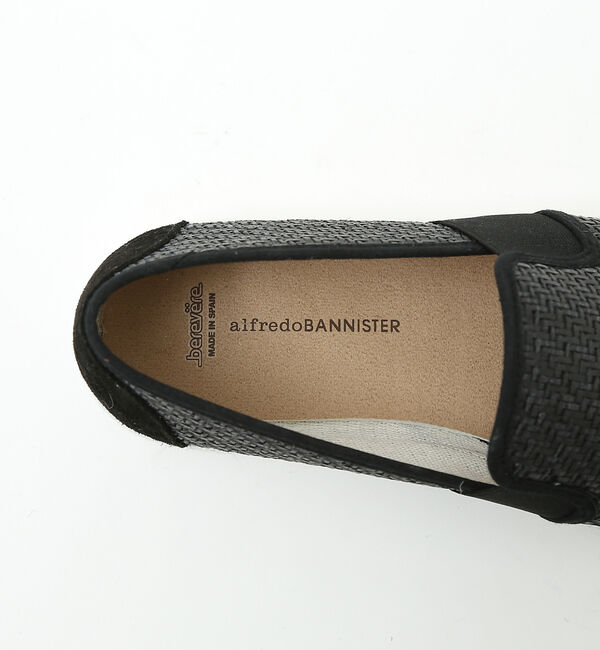 alfredoBANNISTER「【berevere別注】エラスティック サマースリッポン」|スニーカー|