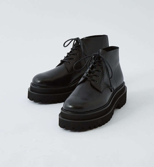 alfredoBANNISTER「ダブルソール レースアップ ブーツ」|ショートブーツ|