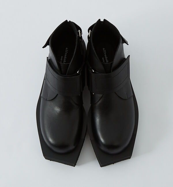 alfredoBANNISTER「ビッグストラップ ショート ブーツ」|ショートブーツ|