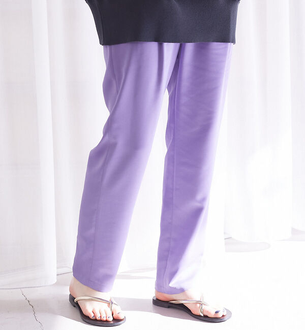 Rouge vif「サテンイージーパンツ2」|その他|ライラック
