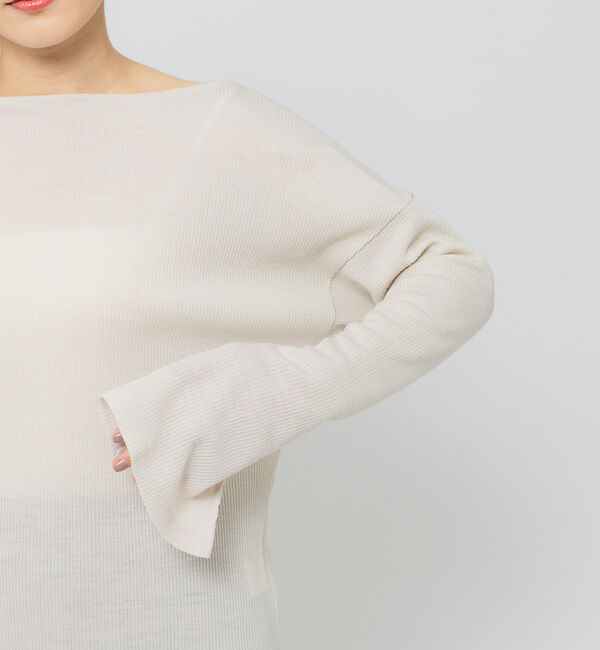 Rouge vif「フレスリーブリブカットソー」|Tシャツ・カットソー|