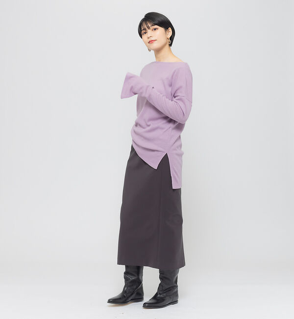 Rouge vif「フレスリーブリブカットソー」|Tシャツ・カットソー|