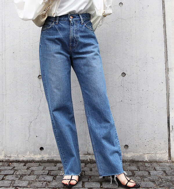 Rouge vif「【RED CARD/レッドカード】 MM66ストレートデニム」|デニム|ブルー