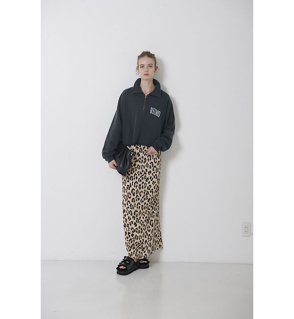 Rouge vif「【REMI RELIEF/レミレリーフ】別注ハーフzipスウェット」|スウェット・ジャージ|