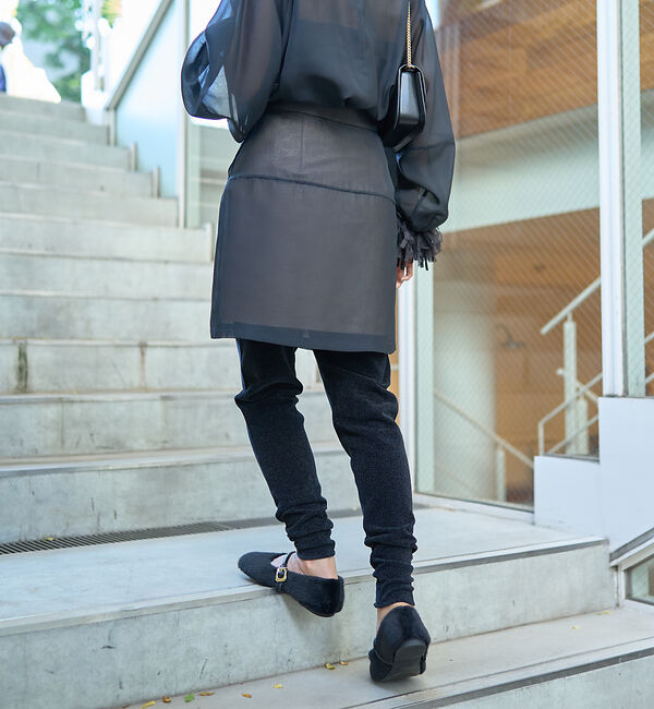 Rouge vif「シアーレイヤードサテンミニスカート」|スカート|