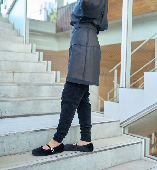 Rouge vif「シアーレイヤードサテンミニスカート」|スカート|