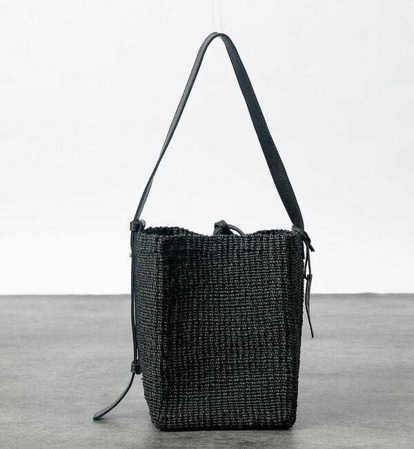 Rouge vif「【BAGMATI / バグマティ】ワンハンドル かごバッグ / ブラック【WEB」|ハンドバッグ|