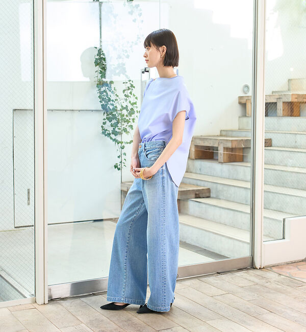 Rouge vif「ドレープカラーブラウス」|シャツ・ブラウス|