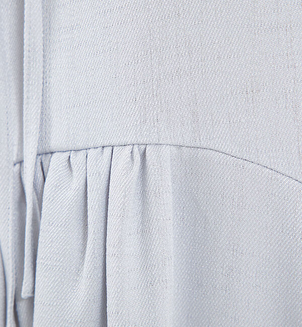 qualite「リネンライクギャザーワンピース」|ワンピース|