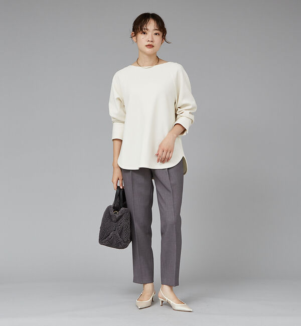 qualite「【セットアップ対応】ダブルクロスブラウス」|シャツ・ブラウス|