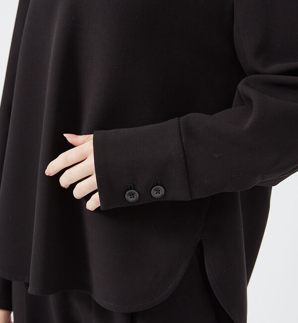 qualite「【セットアップ対応】ダブルクロスブラウス」|シャツ・ブラウス|