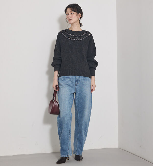 qualite「【Healthy DENIM】Corn カーブデニム」|デニム|