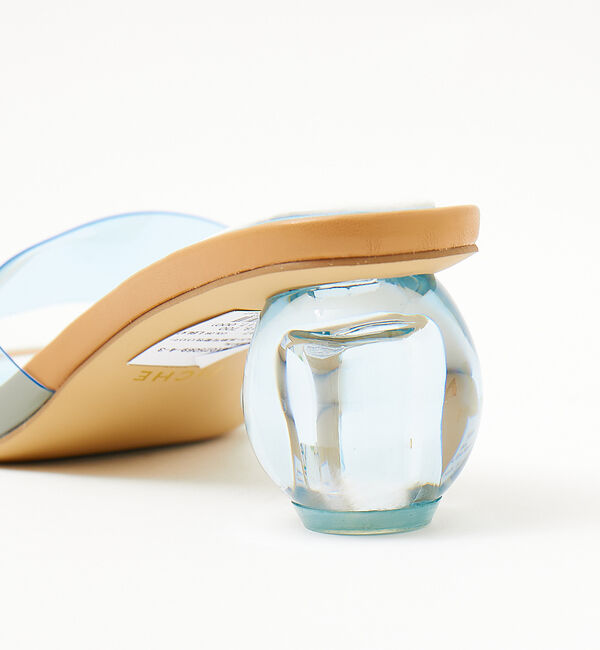 AU BANNISTER「クリアヒールミュール」|サンダル|