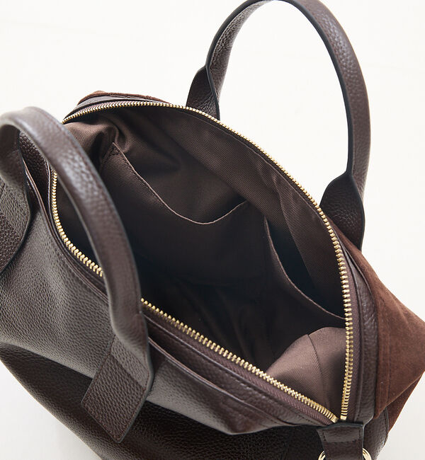 LOWELL things「Velu / 2WAYスエードボストンバッグ」|ボストンバッグ|