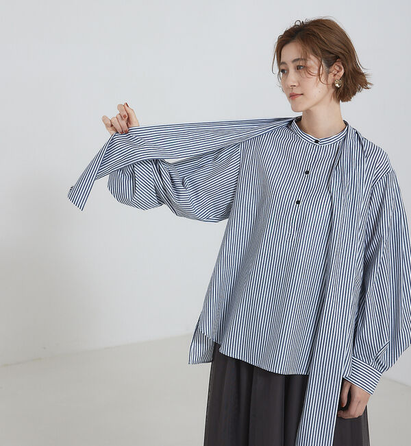 abahouse mavie「2WAYボウタイスキッパーシャツ」|シャツ・ブラウス|