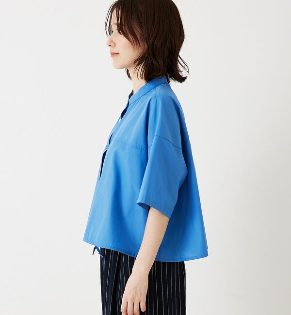 abahouse mavie「ドロストショートシャツ」|シャツ・ブラウス|