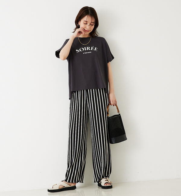 abahouse mavie「ワイドロゴT」|Tシャツ・カットソー|