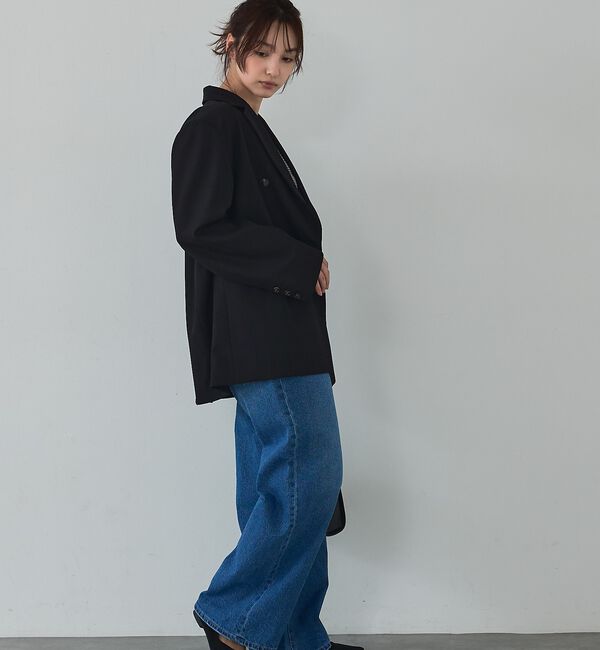 abahouse mavie「【春映えシルエット】ダブルジャケット/フリーサイズ/春アウター/長袖/春服」|その他|