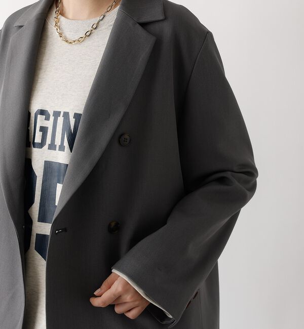 abahouse mavie「【春映えシルエット】ダブルジャケット/フリーサイズ/春アウター/長袖/春服」|その他|