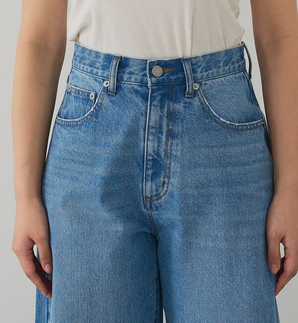 abahouse mavie「【GISELe 4月号掲載】ウォッシュドバレルジーンズ」|デニム|