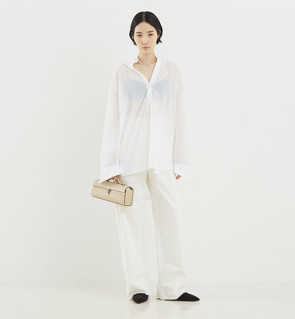 The Store by C' 「【TOTEME】Stand Collar Shirt／スタンドカラーシャツ」|シャツ・ブラウス|