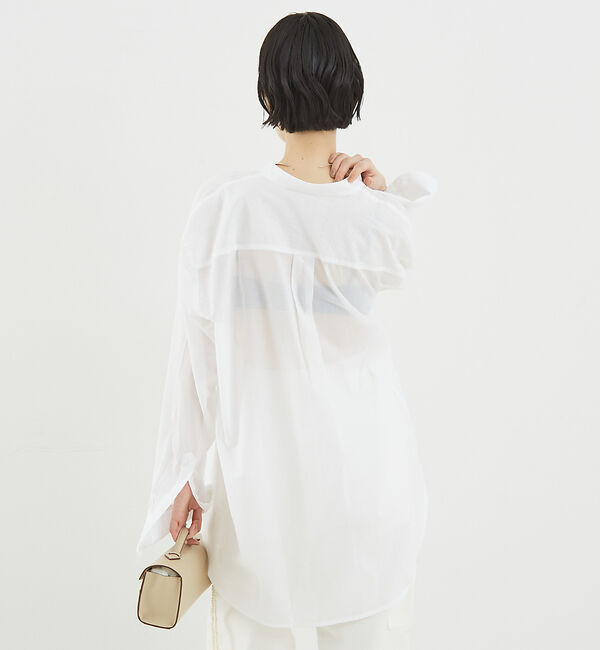 The Store by C' 「【TOTEME】Stand Collar Shirt／スタンドカラーシャツ」|シャツ・ブラウス|