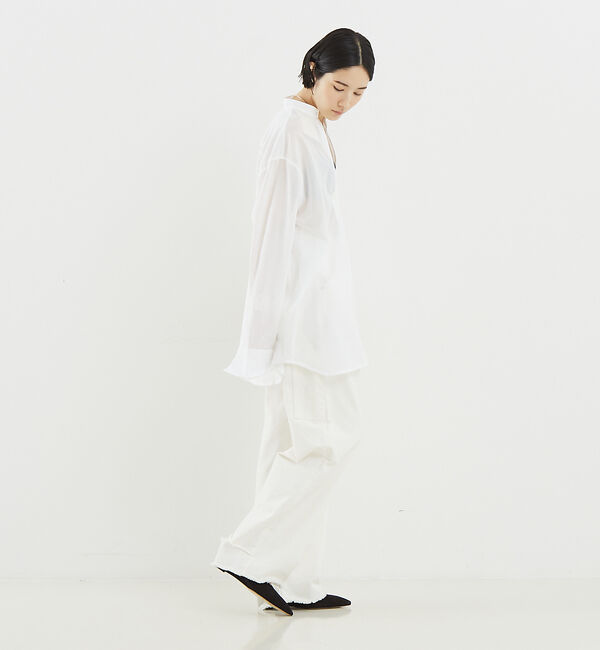 The Store by C' 「【TOTEME】Stand Collar Shirt／スタンドカラーシャツ」|シャツ・ブラウス|