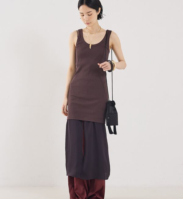 The Store by C' 「【COCUCA】チュニックリブタンク」|キャミソール|